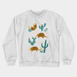 Armadillos in the Desert Crewneck Sweatshirt